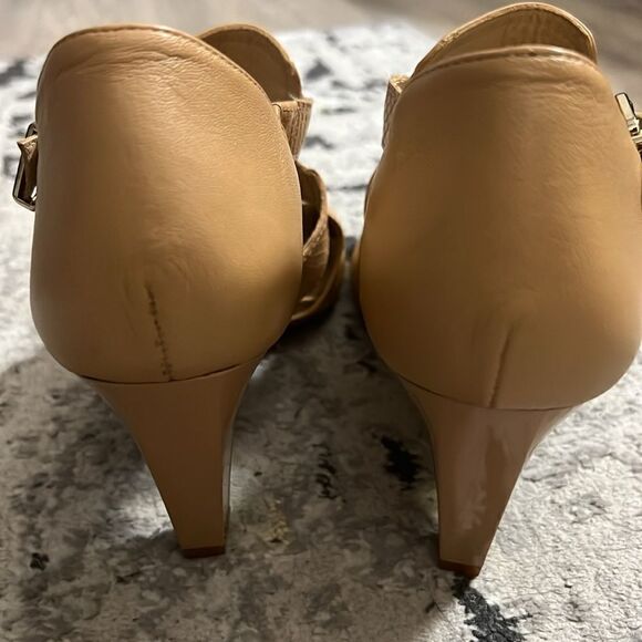 Nurture Pamina size 11 leather tan heels - Picture 6 of 6